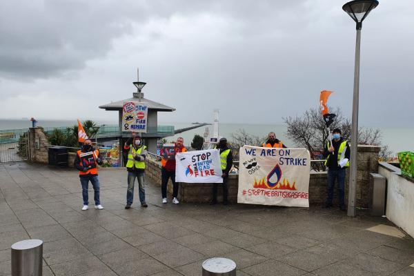 British Gas mass sackings and 43rd strike day on Wednesday 14 April