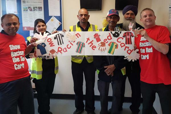 GMB Harrow hold Show Racism the Red Card event Wednesday 18 October