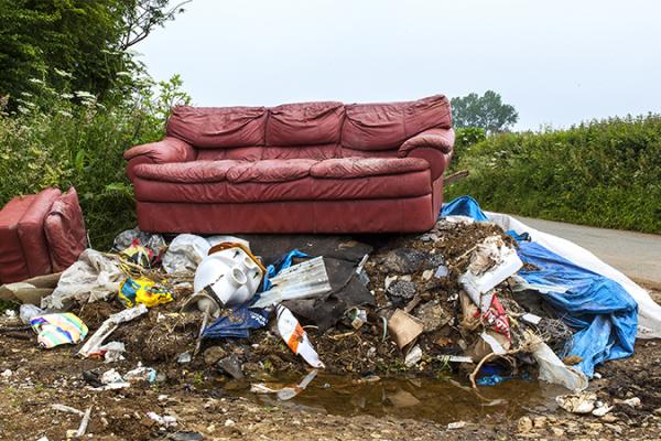 GMB call on government to take more action on fly-tipping following 75,447 incidents in East of England