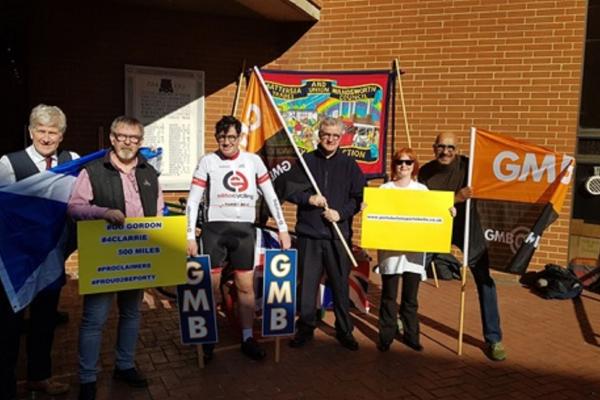 GMB support Portobello to Portobello bike ride for MND sufferer